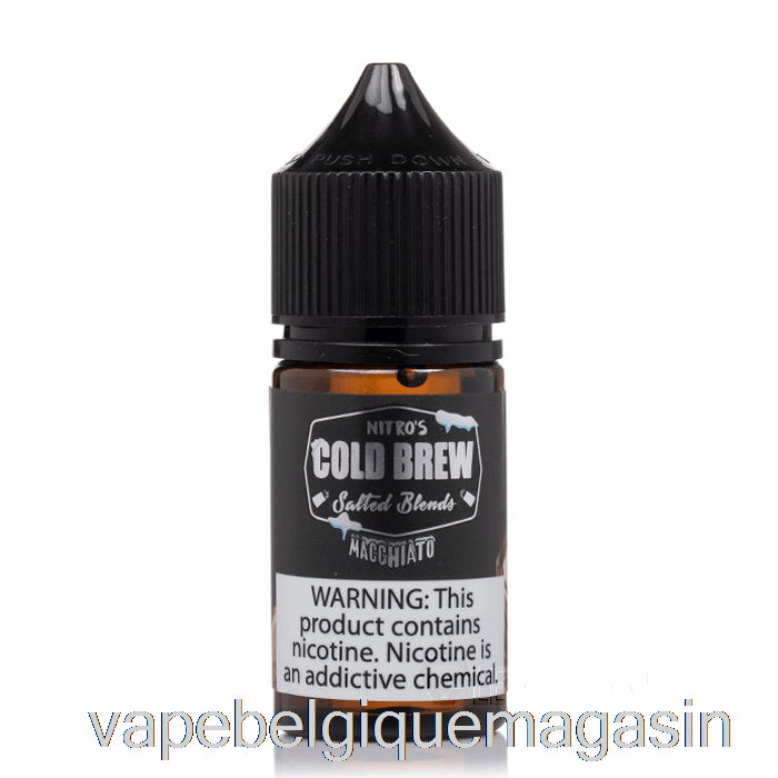 Vape Juice Macchiato - Sels D'infusion Froide Nitros - 30 Ml 25 Mg